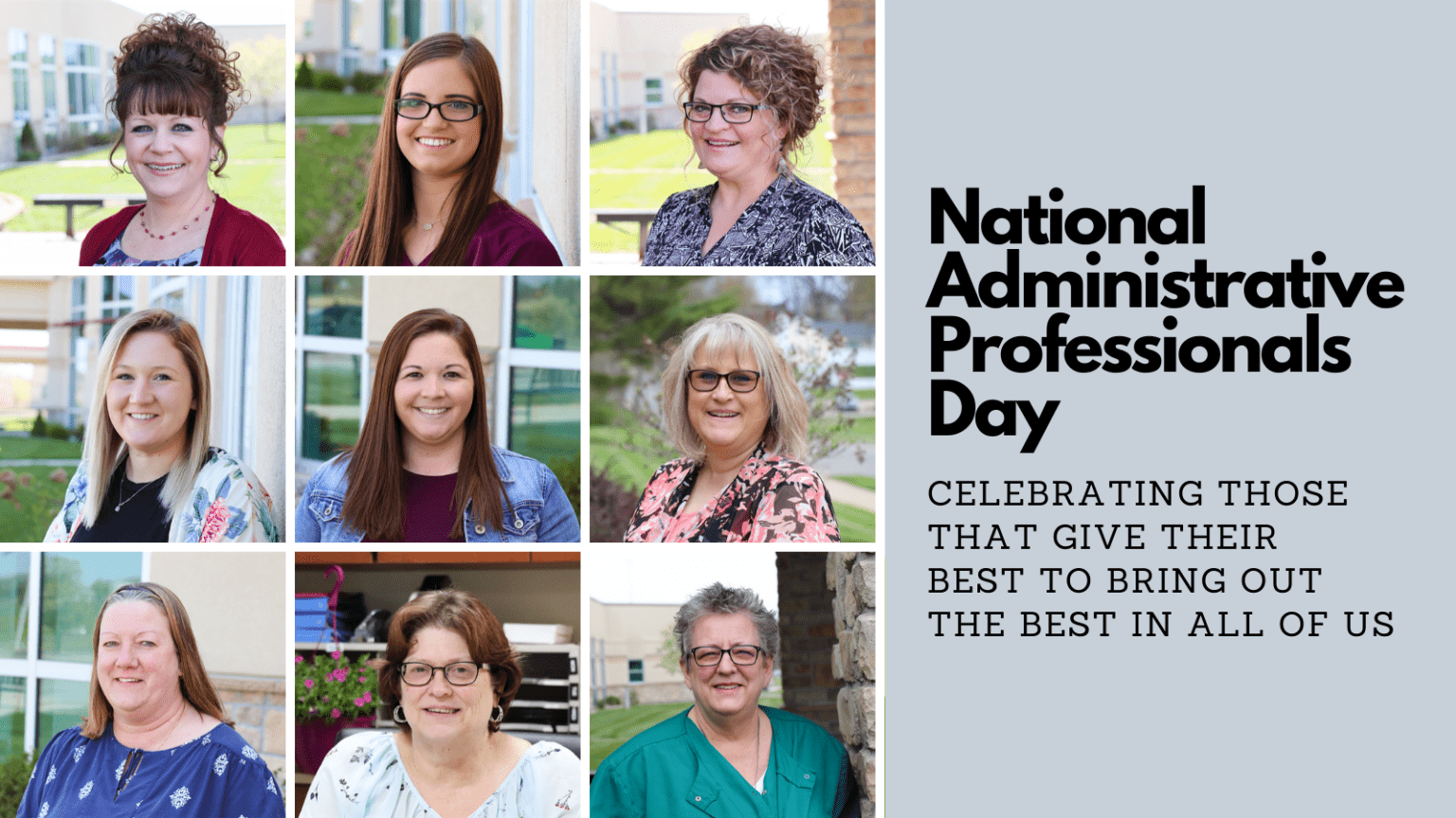 National Administrative Professionals Day Celebrating those that give