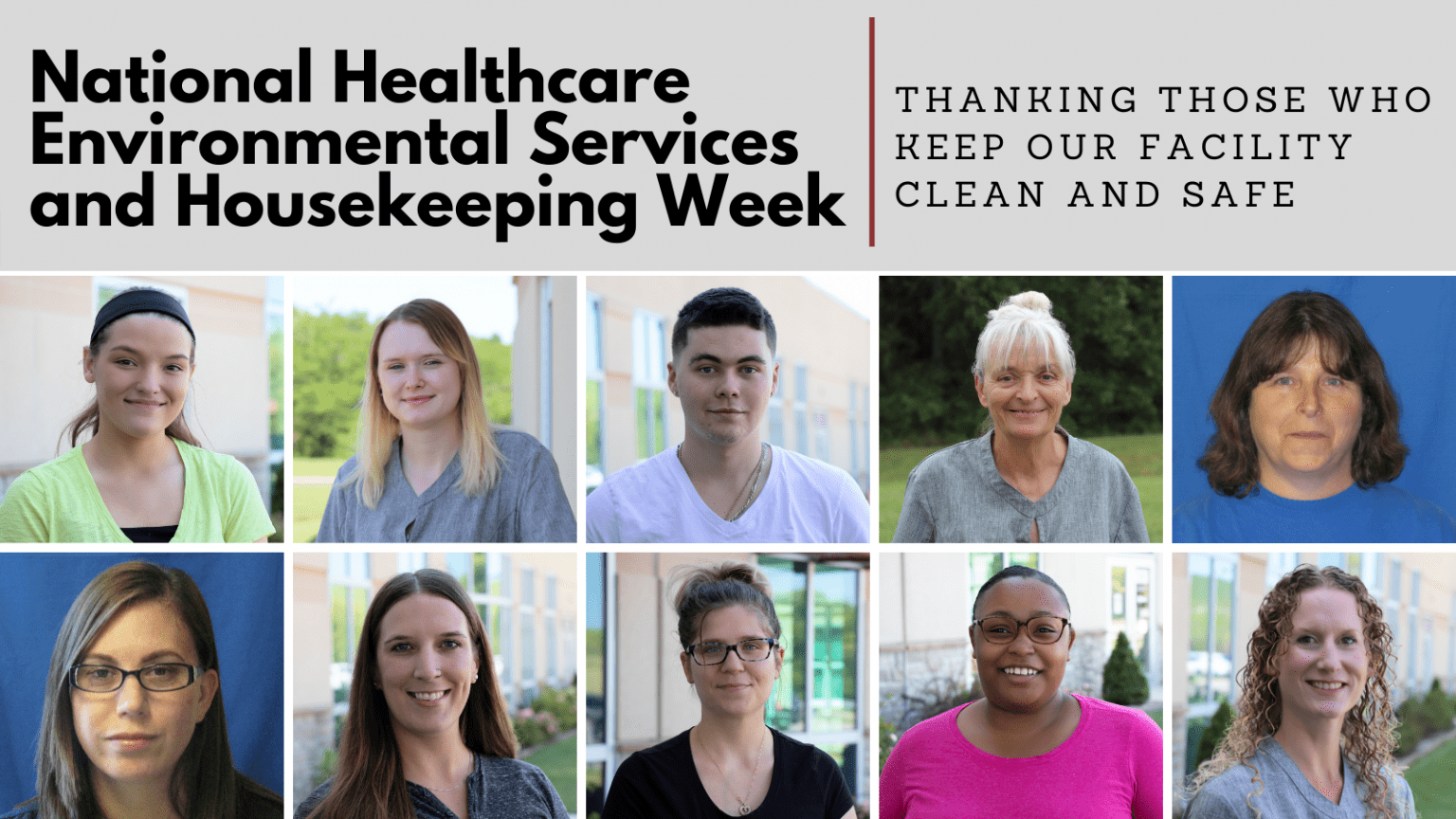 National Environmental Services and Housekeeping Week Amberwell Health