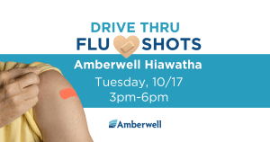 Drive Thru Flu Shots-Amberwell Hiawatha @ Amberwell Hiawatha