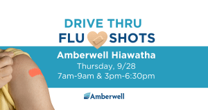 Drive Thru Flu Shots-Amberwell Hiawatha @ Amberwell Hiawatha
